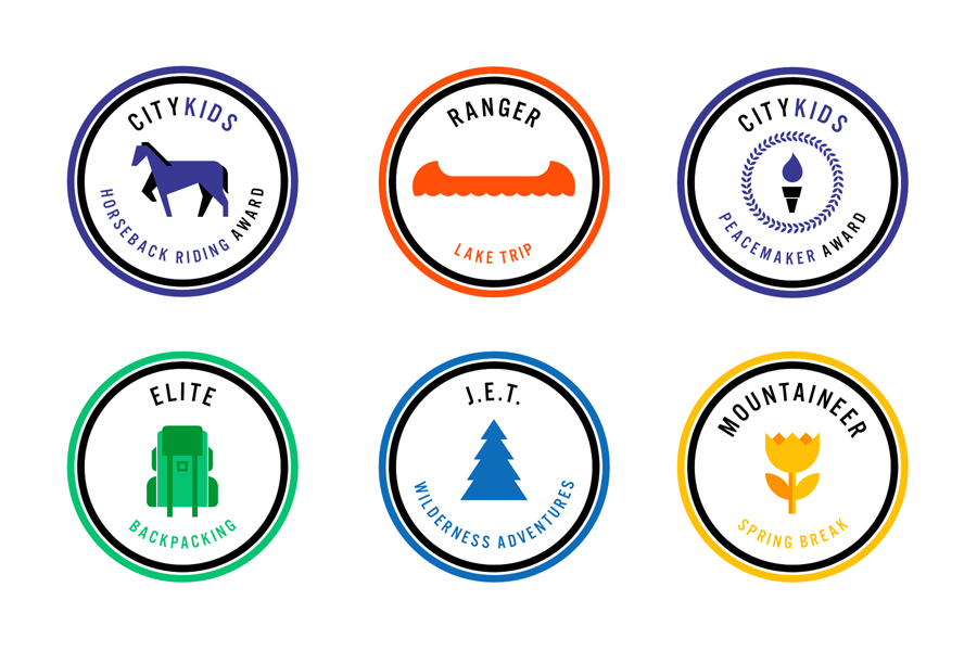 City Kids Wilderness Project badges
